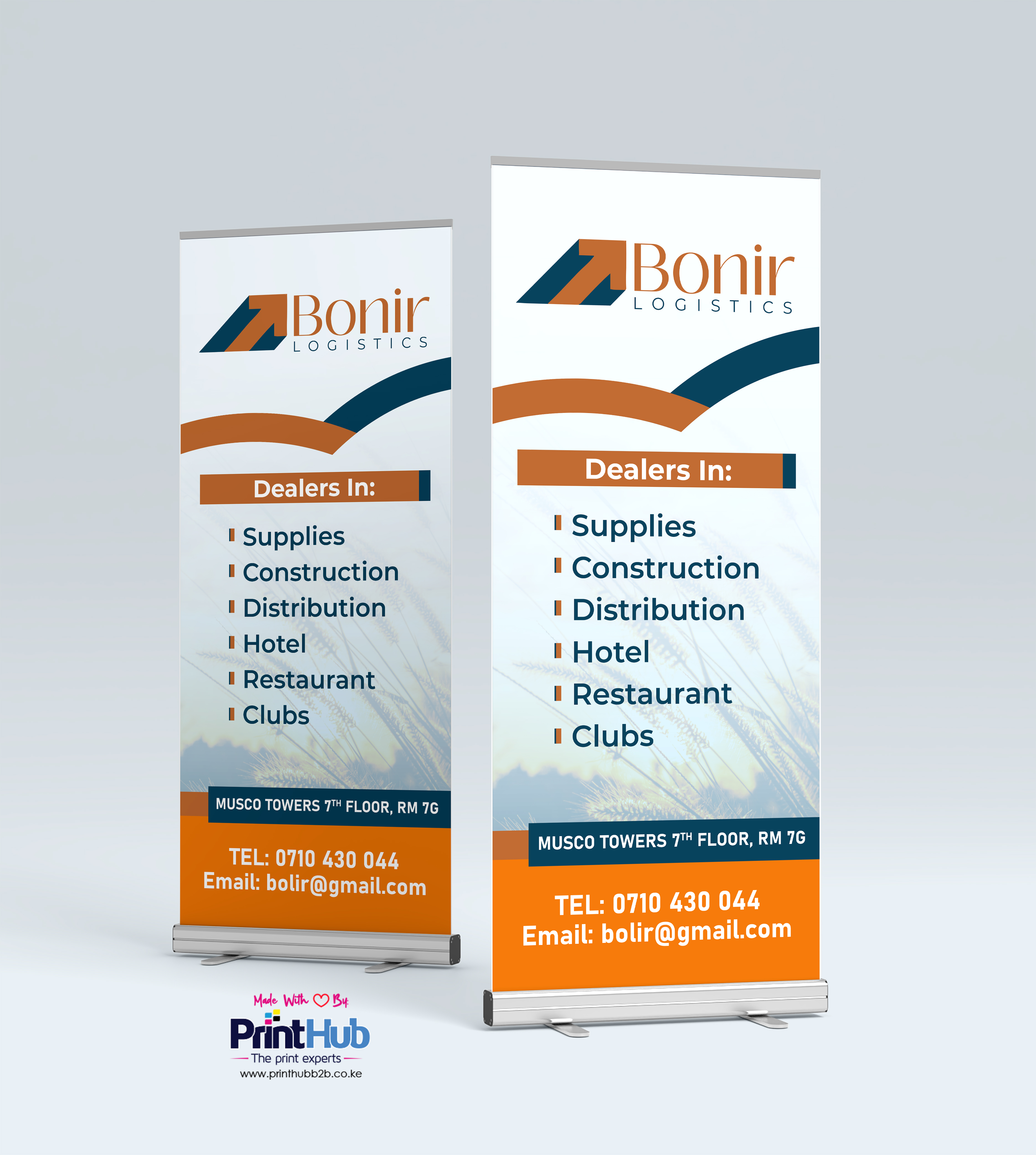 Narrow Base Pull Up Banners